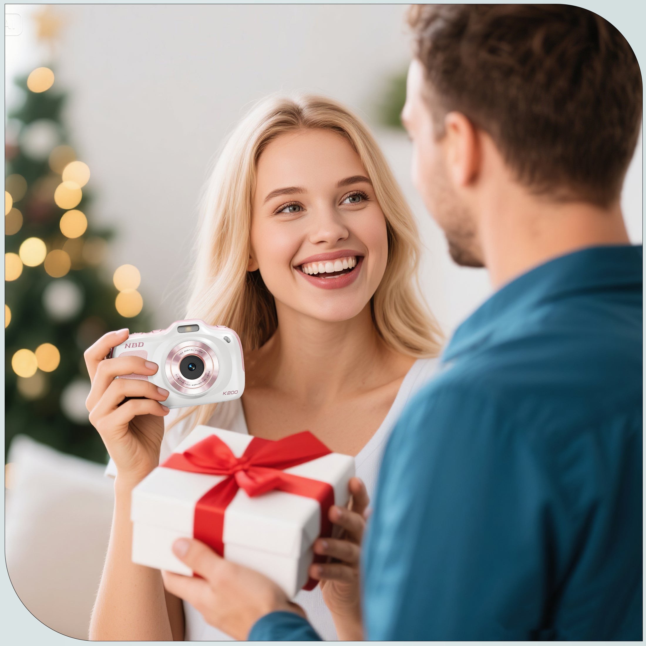 64MP 4K Digital Camera for Photography with Autofocus, 16X Zoom, Compact Design, Includes 32GB SD Card