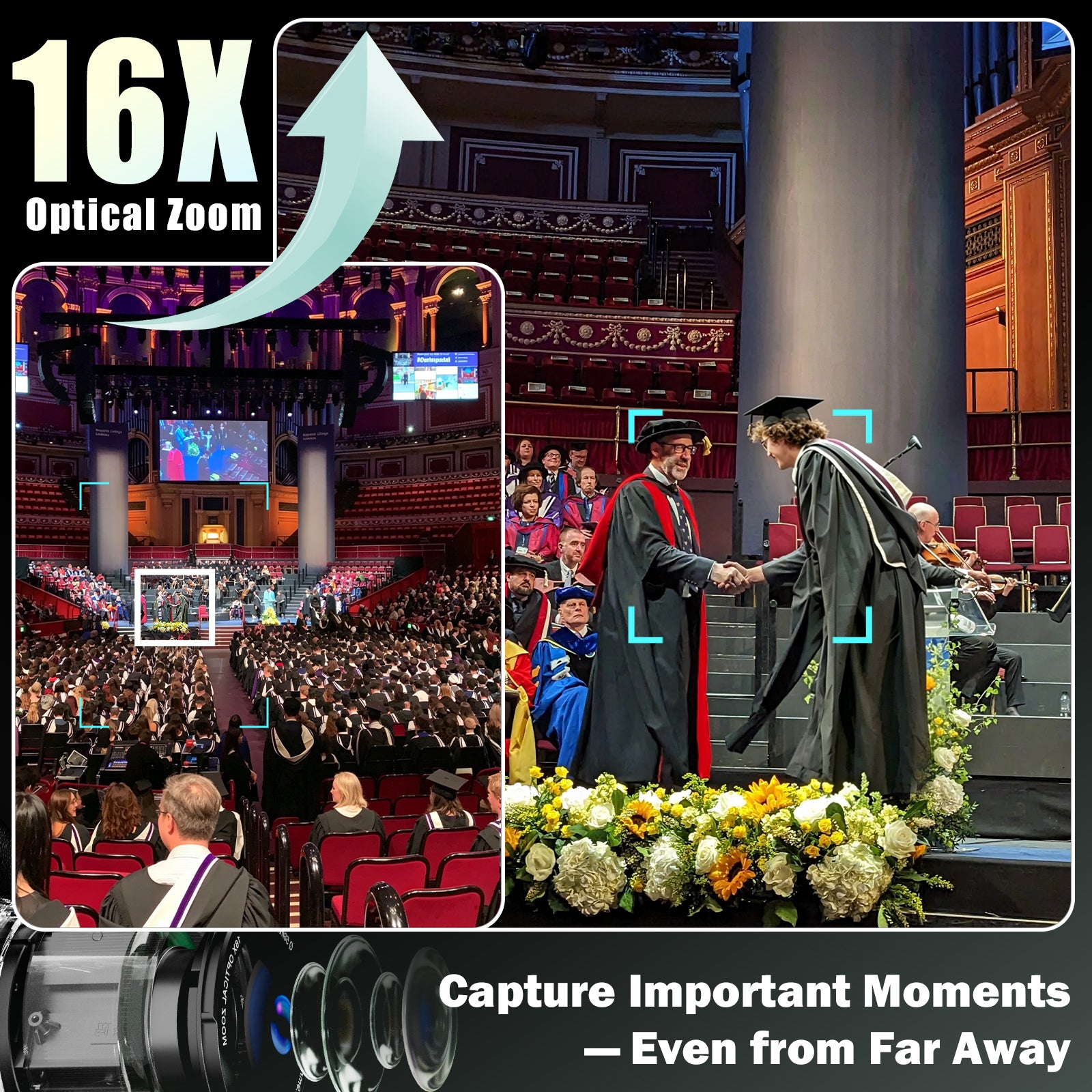True 5K Digital Cameras for Photography 64MP , 16X Zoom Autofocus & Anti-Shake, 32GB Card, Vlogging Camera for YouTube Travel