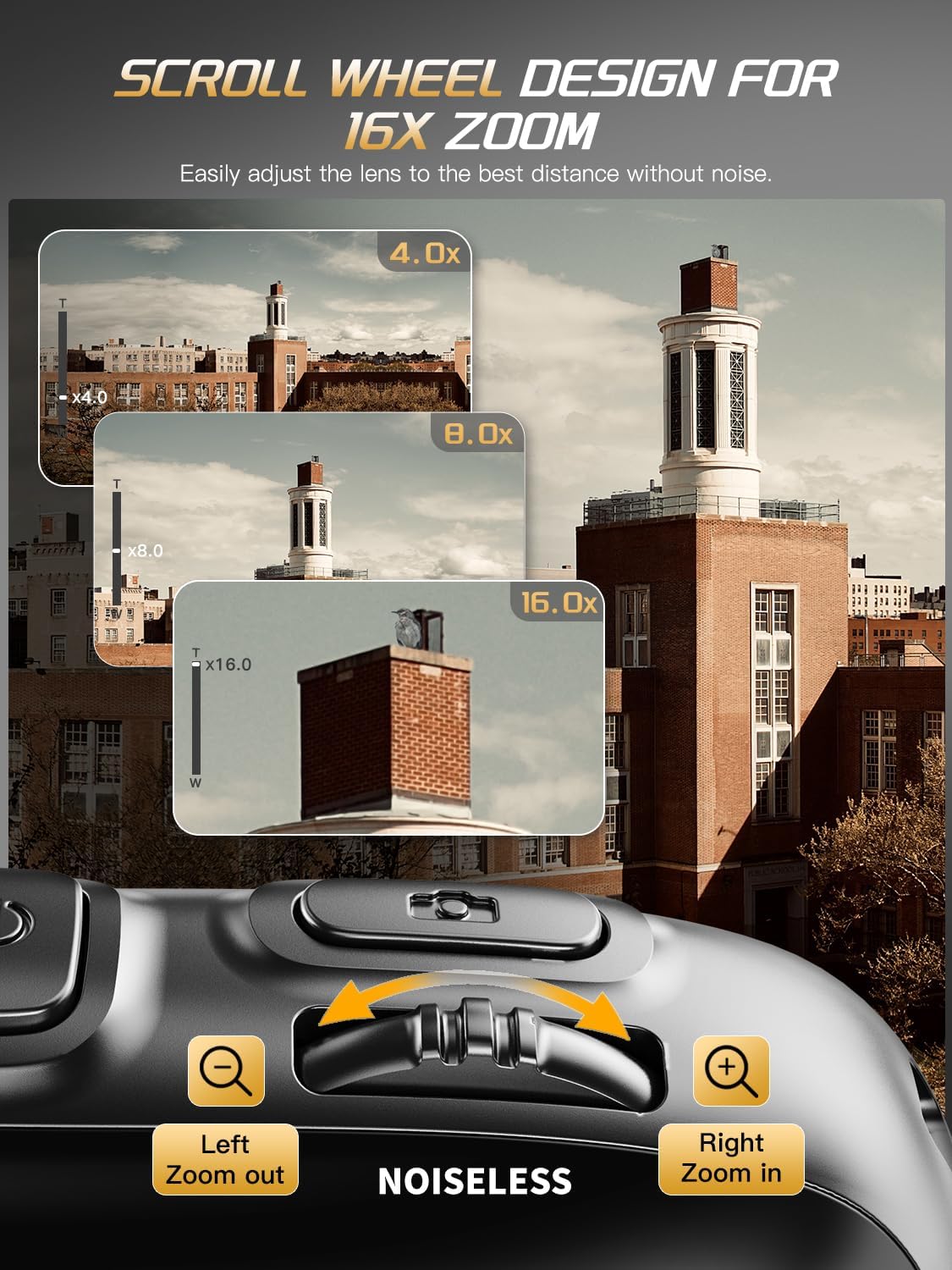 64MP 4K Digital Camera for Photography with Autofocus, 16X Zoom, Compact Design, Includes 32GB SD Card,Black