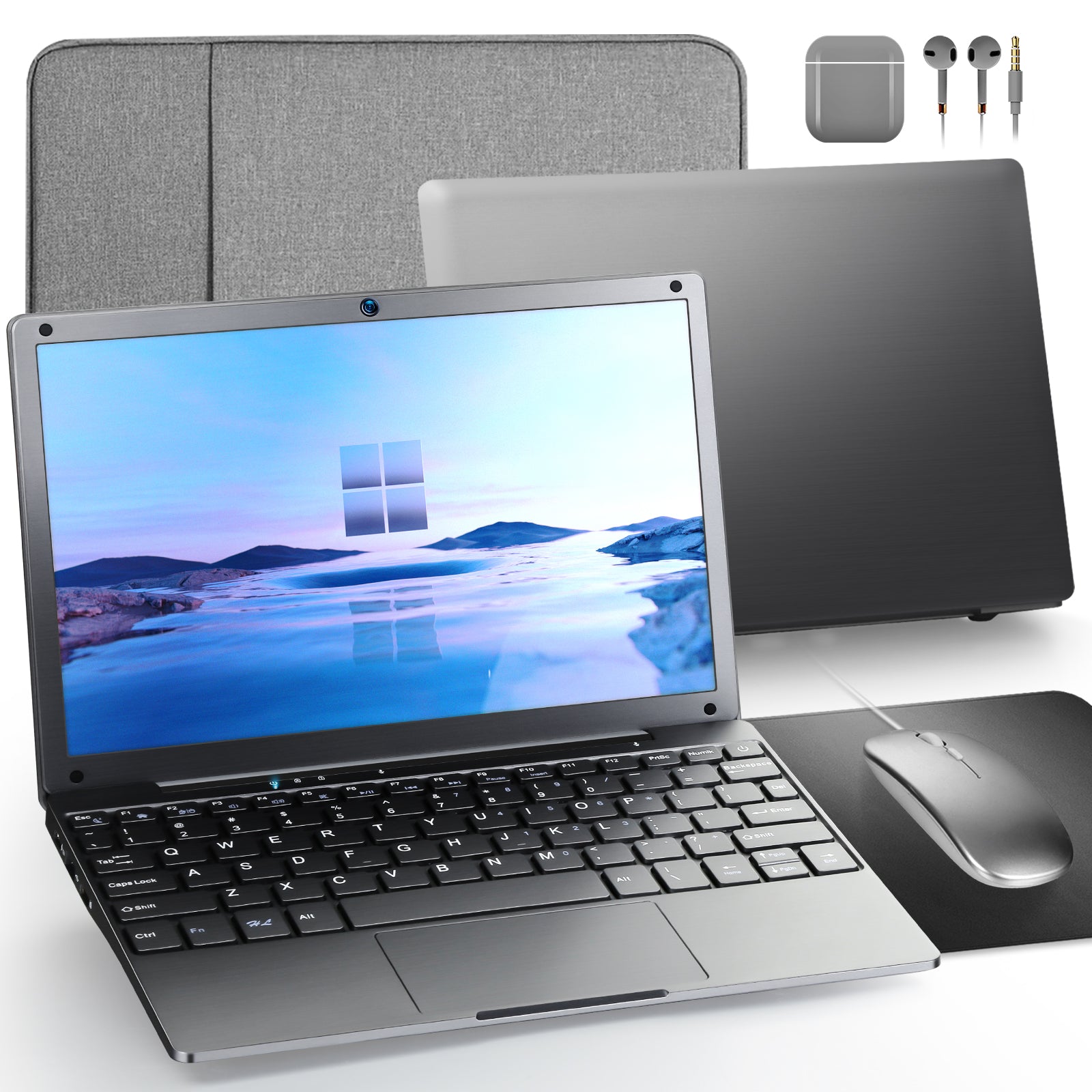 NBD 10 inch Mini Laptop,Windows 11 Notebook ,8GB+128GB Intel Celeron Q