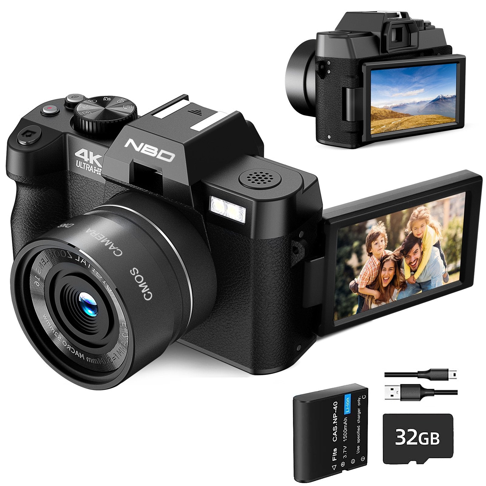 vlogging camera wide angle