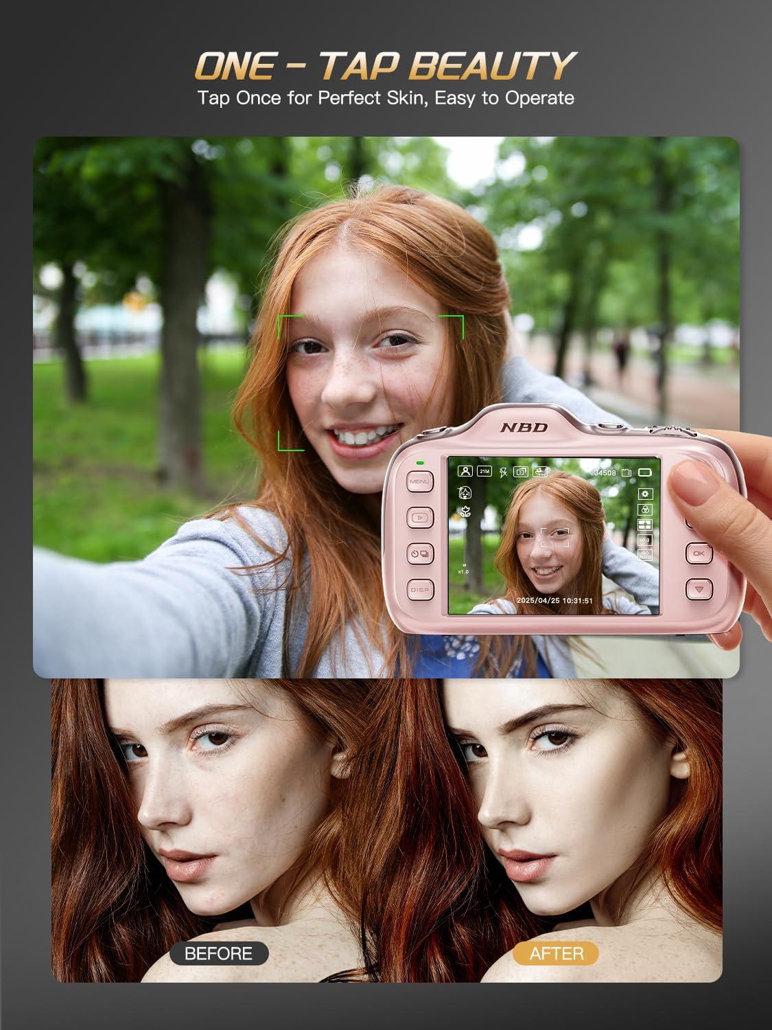 4K 48MP Digital Camera with 16X Digital Zoom