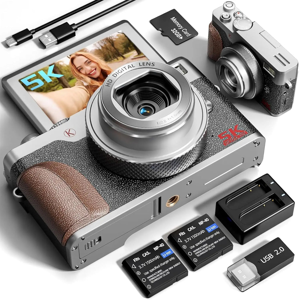 5K Digital Camera With 18X zoom