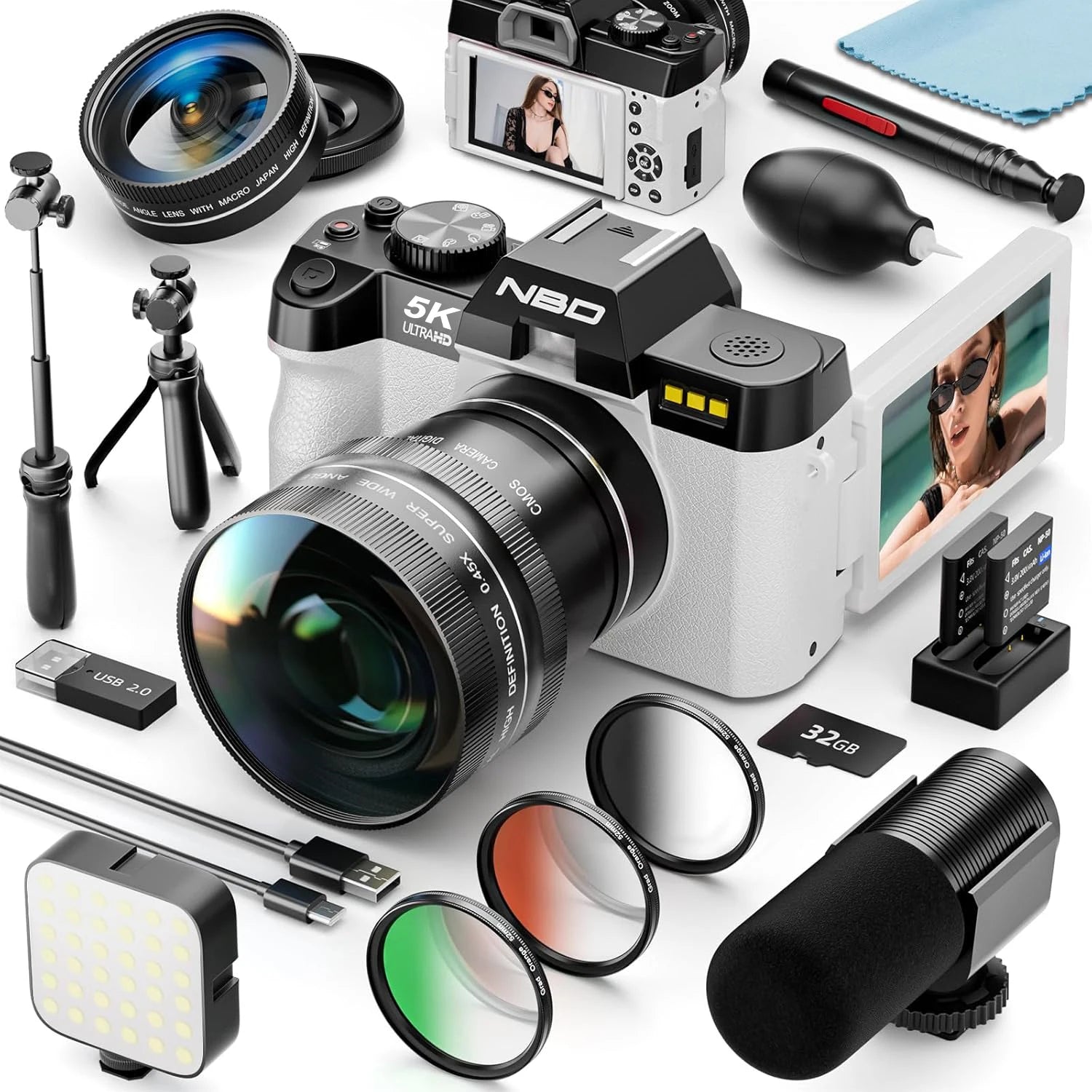 5K Digital Camera  With 16X Digital Zoom