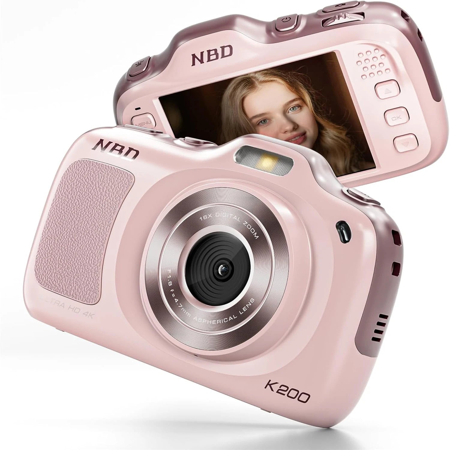 4K 64MP Digital Camera with 16X Digital Zoom