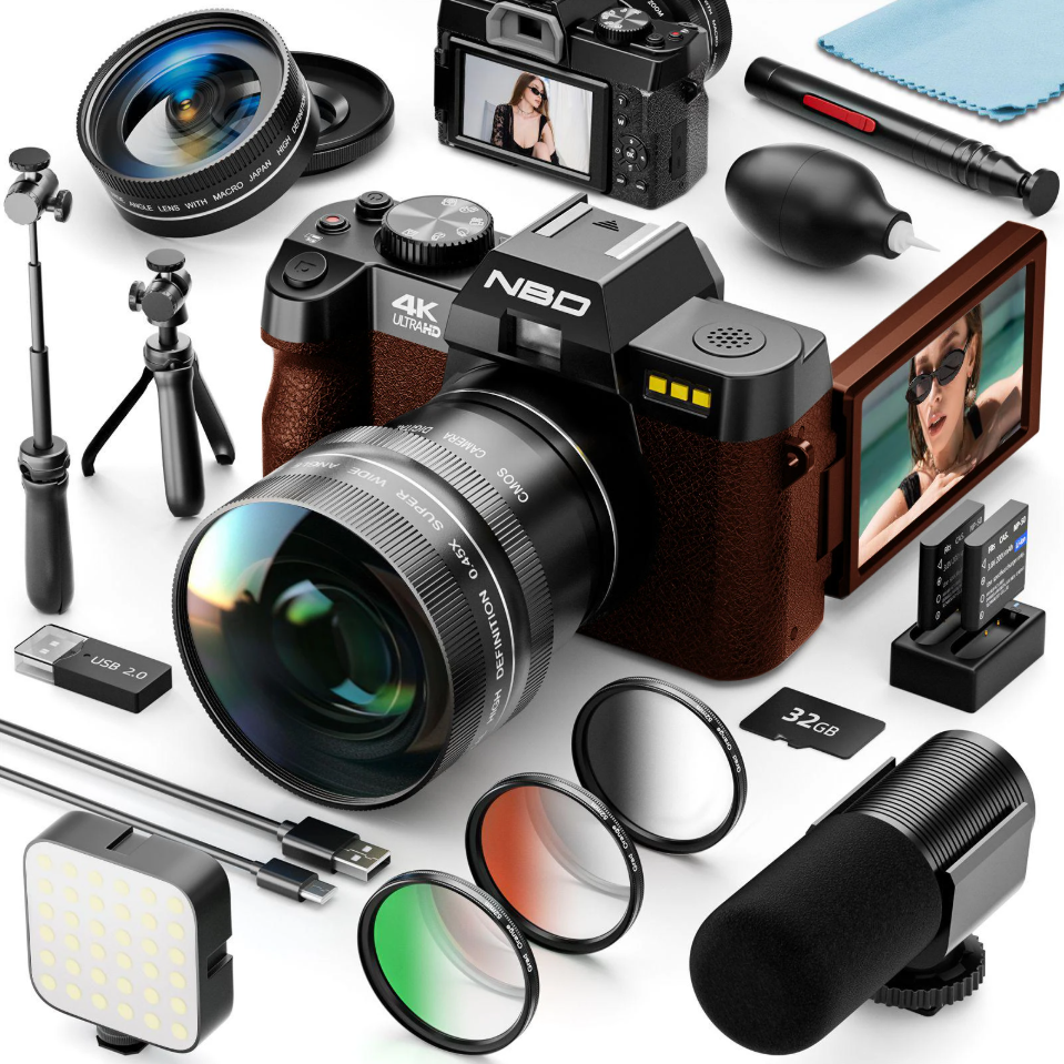 4K Digital Camera  With 16X Digital Zoom