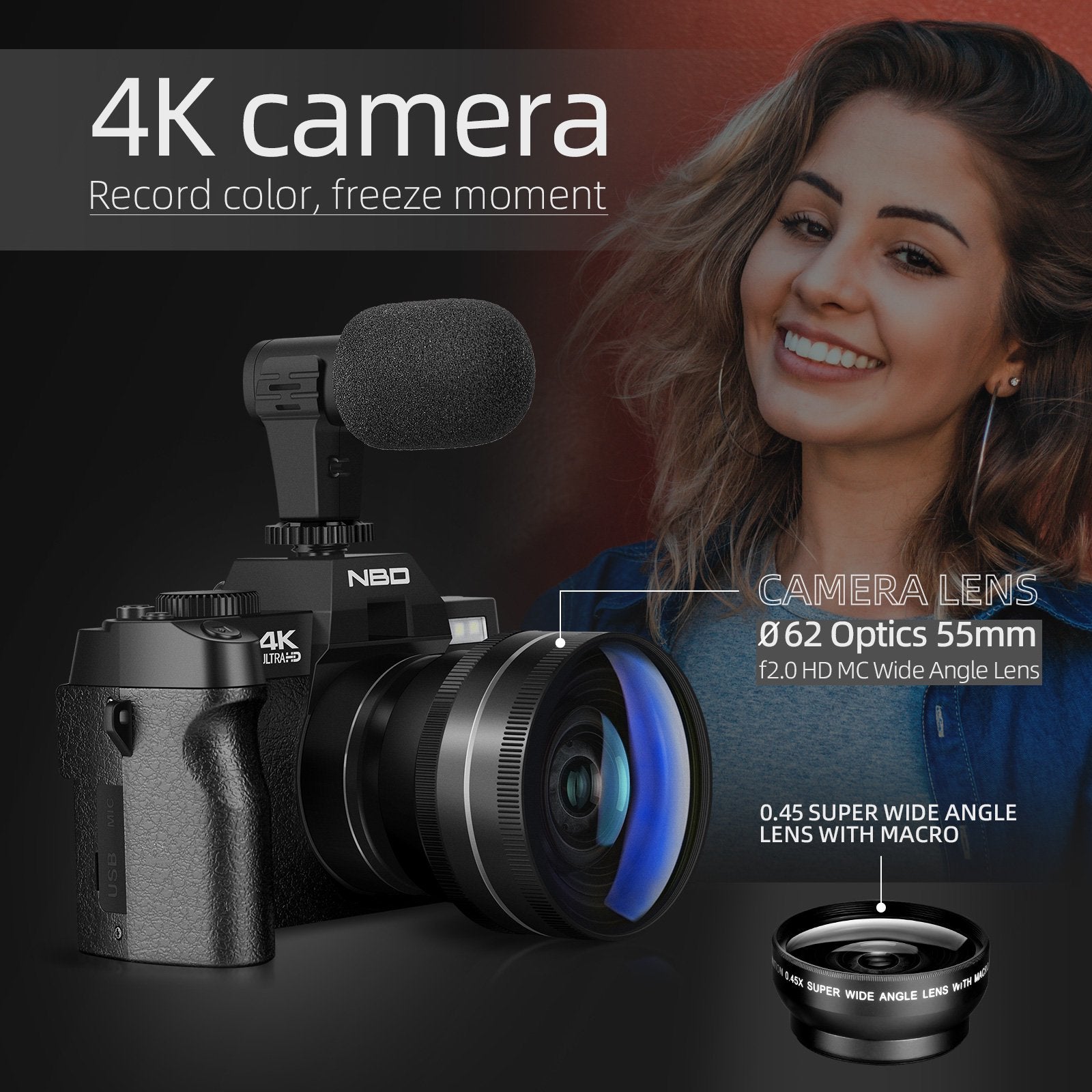 Digital Camera, 4K Video NBD Cameras