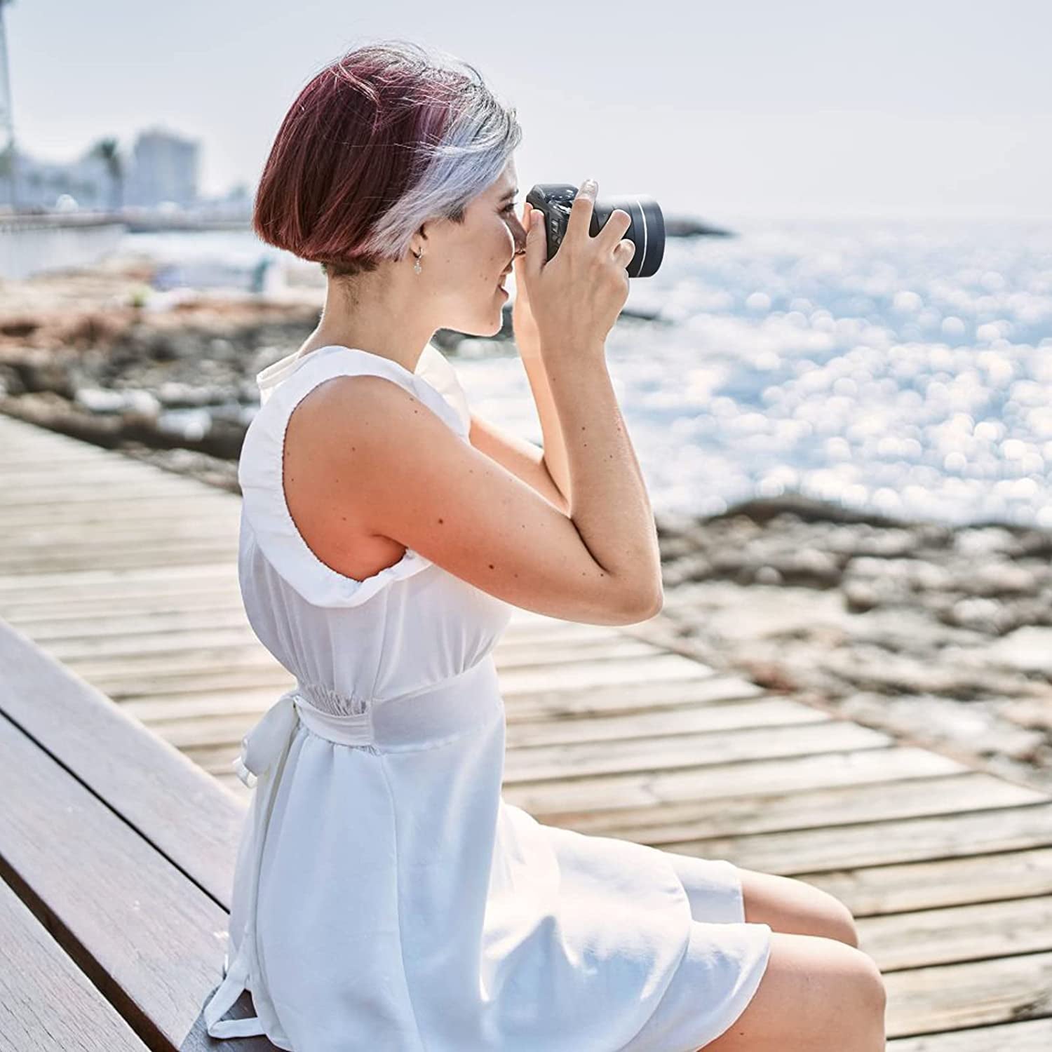 4K Digital Camera - Ultra HD 48MP Vlogging Camcorder with Wide Angle Lens, 16X Zoom, 3.0" Screen