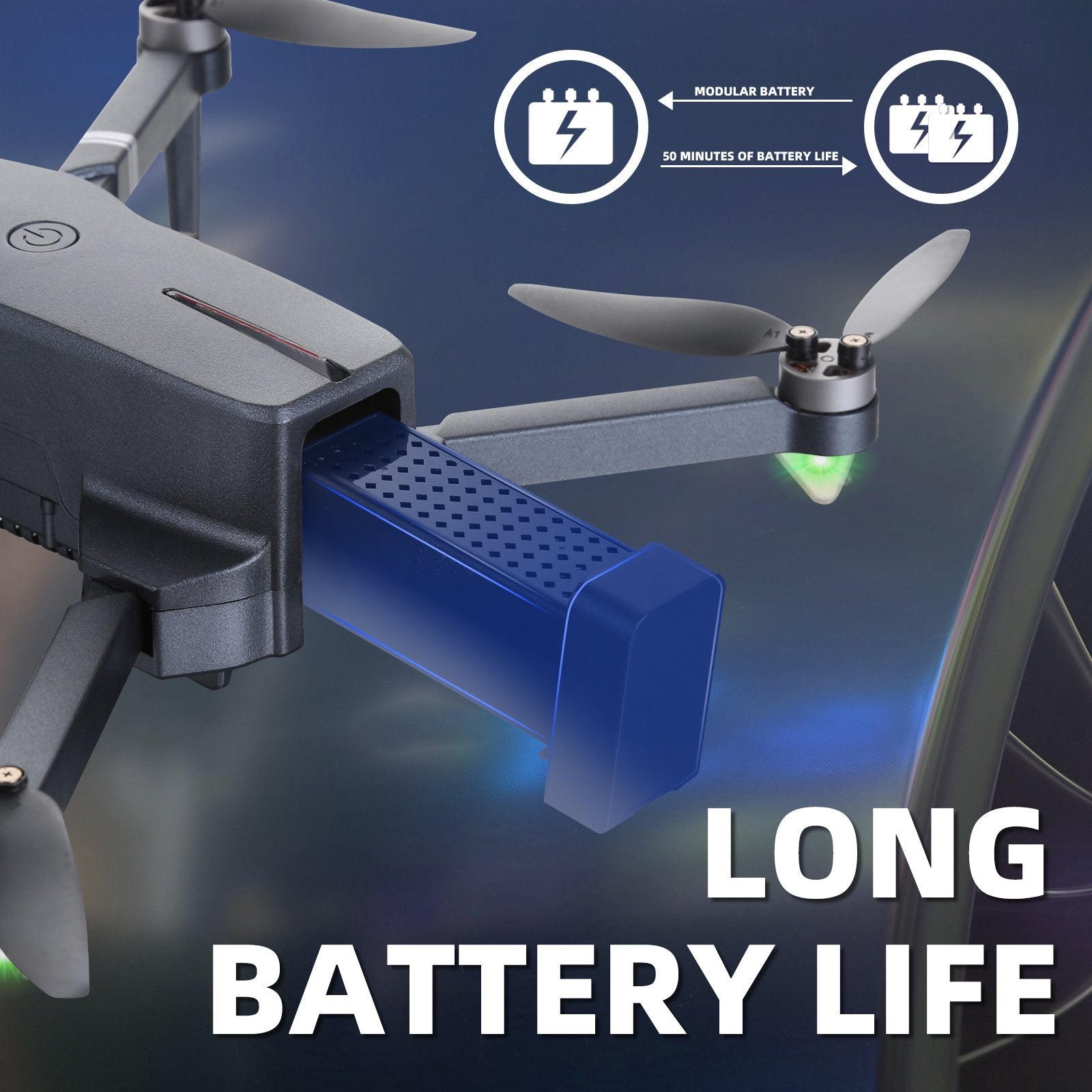 NMY 4K Camera Drones for Adults - GPS, Long Range, 5G FPV, Auto Return Home